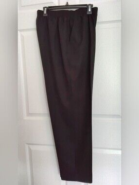 Briggs New York Black Straight-Leg Women's Dress Pants